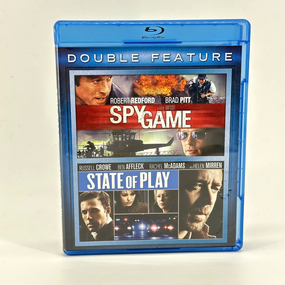 Spy‎ Game State of Play Double Feature Blu-Ray Movie Action Thriller Universal
